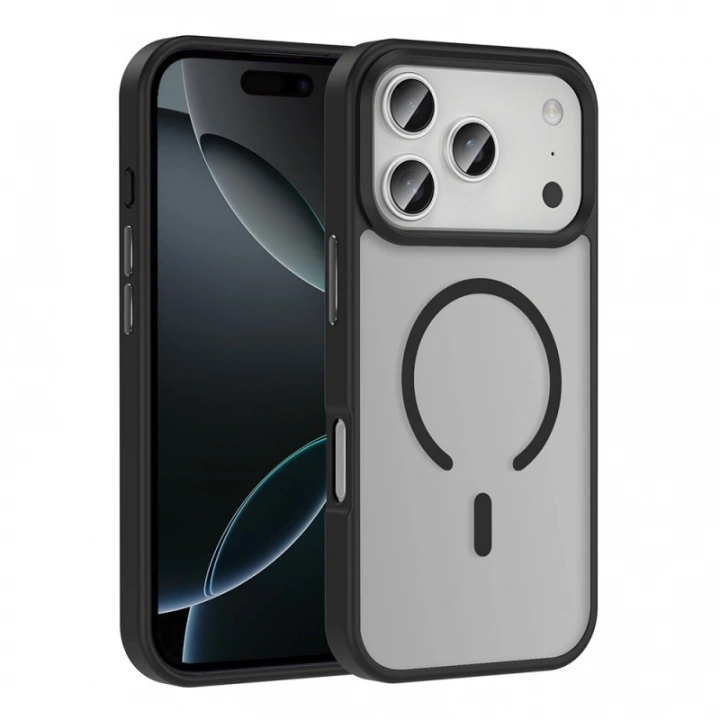 Apple iPhone 17 Pro Kılıf M-safe Şarj Özellikli Mat Arka Yüzey Redclick Sio Kapak