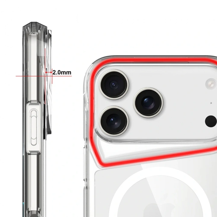 Apple iPhone 17 Pro Max Kılıf Redclick M-safe Şarj Özellikli T-Max M-safe Kapak