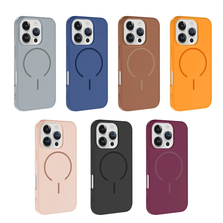 Apple iPhone 16 Pro Max Kılıf M-safe Şarj Özellikli Redclick Meta Kapak