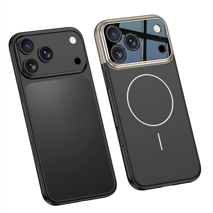 Apple iPhone 17 Pro Kılıf M-safe Şarj Özellikli Çift Parçalı Redclick Napoli Kapak