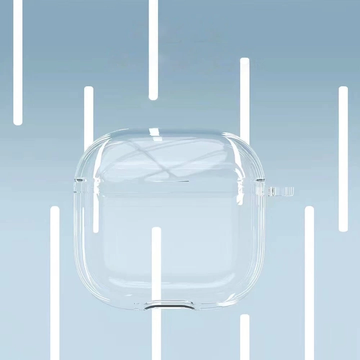 Apple Airpods 4 Kılıf Şeffaf Kristal Silikon Redclick Airbag 14 Kılıf