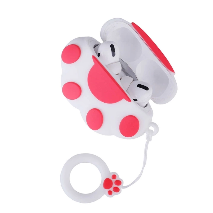 Apple Airpods Pro 2 Redclick TPU Kabartma Figürlü İpli Airbag 37 Silikon Kılıf