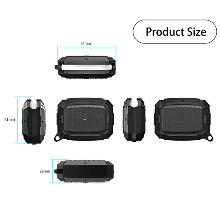 Apple Airpods Pro Kılıf Redclick Airbag 10 Silikon