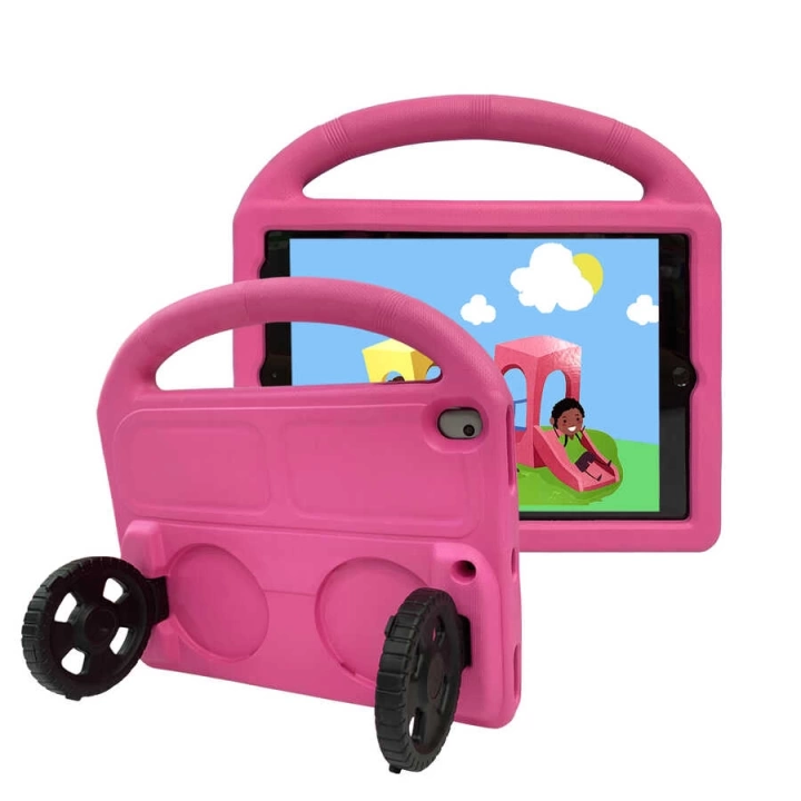 Apple İpad 10.2 (8.nesil) Redclick Wheel Car Tekerlek Standlı Tablet Eva Silikon Kılıf