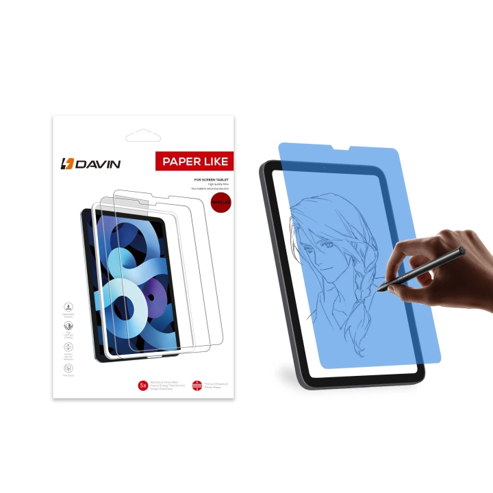 Apple iPad Mini 7 2024 Kağıt Hisli Mat ​​​​​​​​​​​​​​​Redclick Paper Like Ekran Koruyucu