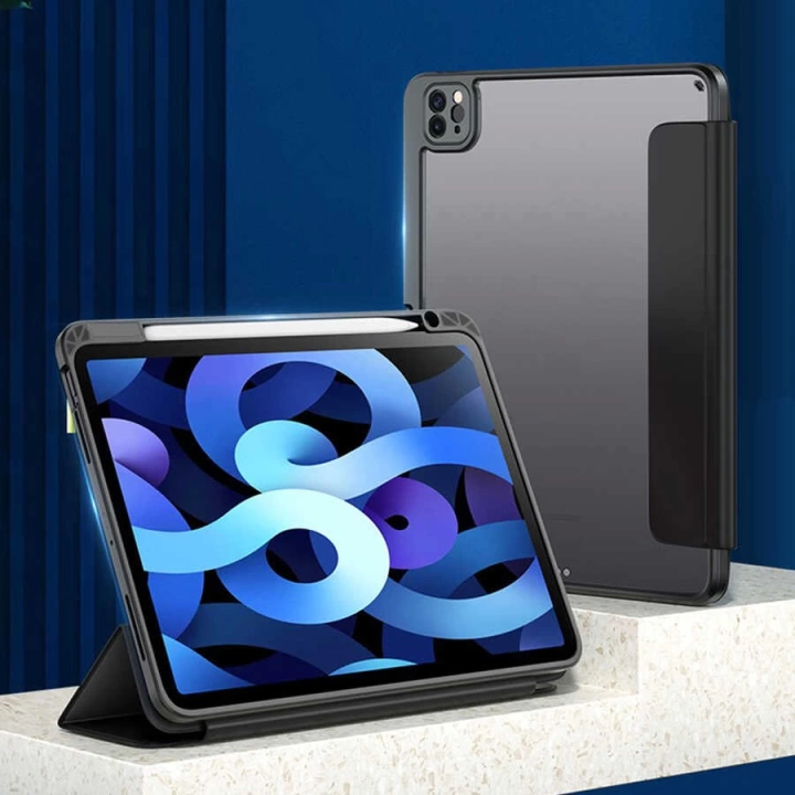 Apple İpad Pro 10.5 (7.nesil) Kılıf Redclick Nort Arkası Şeffaf Standlı Kılıf