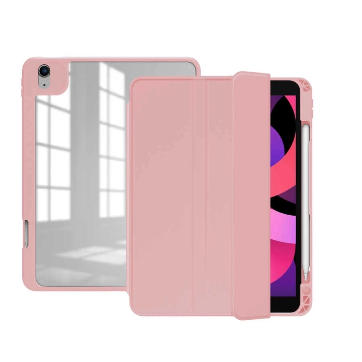 Apple İpad Pro 12.9 2018 (3.nesil) Kılıf Redclick Nort Arkası Şeffaf Standlı Kılıf