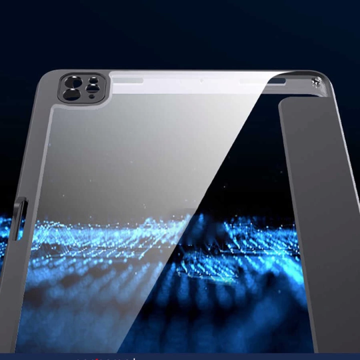 Apple İpad Pro 12.9 2018 (3.nesil) Kılıf Redclick Nort Arkası Şeffaf Standlı Kılıf