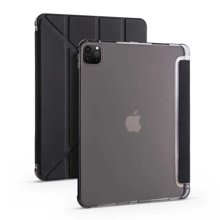 Apple İpad Pro 12.9 2021 (5.nesil) Kılıf Redclick Tri Folding Kalem Bölmeli Standlı Kılıf