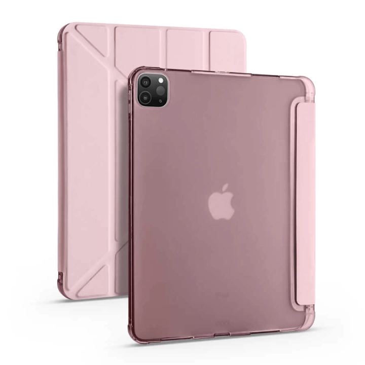 Apple İpad Pro 12.9 2021 (5.nesil) Kılıf Redclick Tri Folding Kalem Bölmeli Standlı Kılıf