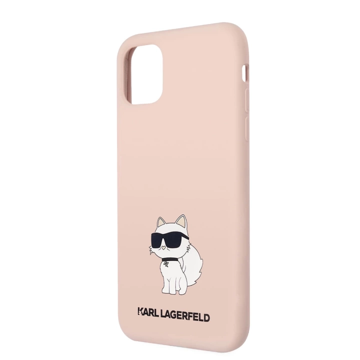 Apple iPhone 11 Kılıf Karl Lagerfeld Silikon Choupette Dizayn Kapak