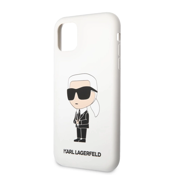 Apple iPhone 11 Kılıf Karl Lagerfeld Silikon Karl Dizayn Kapak