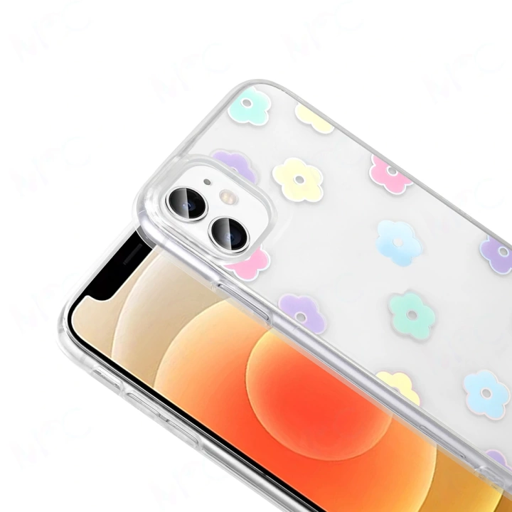Apple iPhone 11 Kılıf Şeffaf Figürlü Redclick Folk Sert Kapak