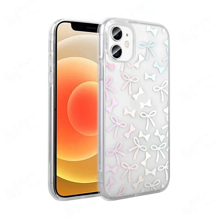 Apple iPhone 11 Kılıf Şeffaf Figürlü Redclick Folk Sert Kapak