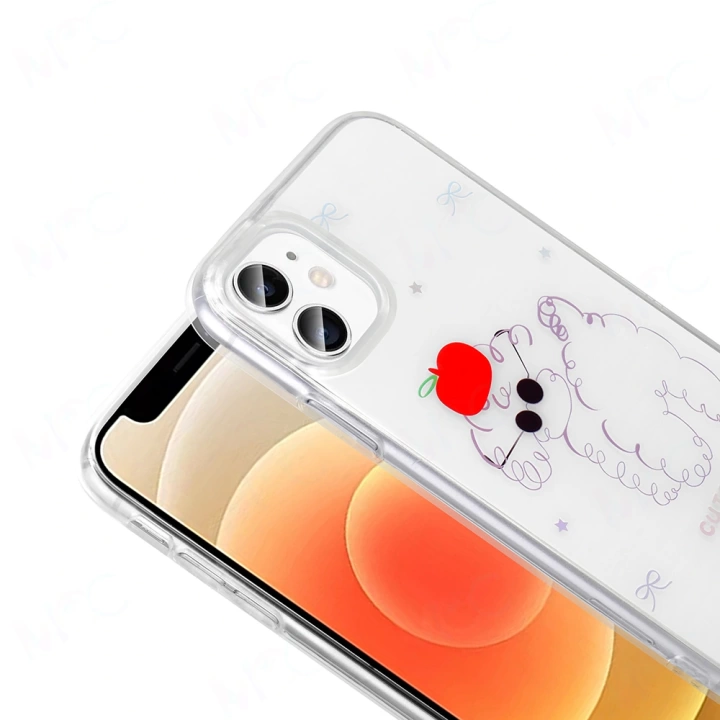 Apple iPhone 11 Kılıf Şeffaf Figürlü Redclick Folk Sert Kapak