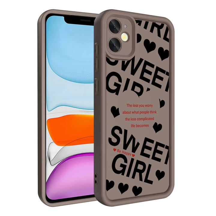 Apple iPhone 12 Kılıf Kamera Korumalı Baskılı Arka Yüzey Redclick Klas Kapak