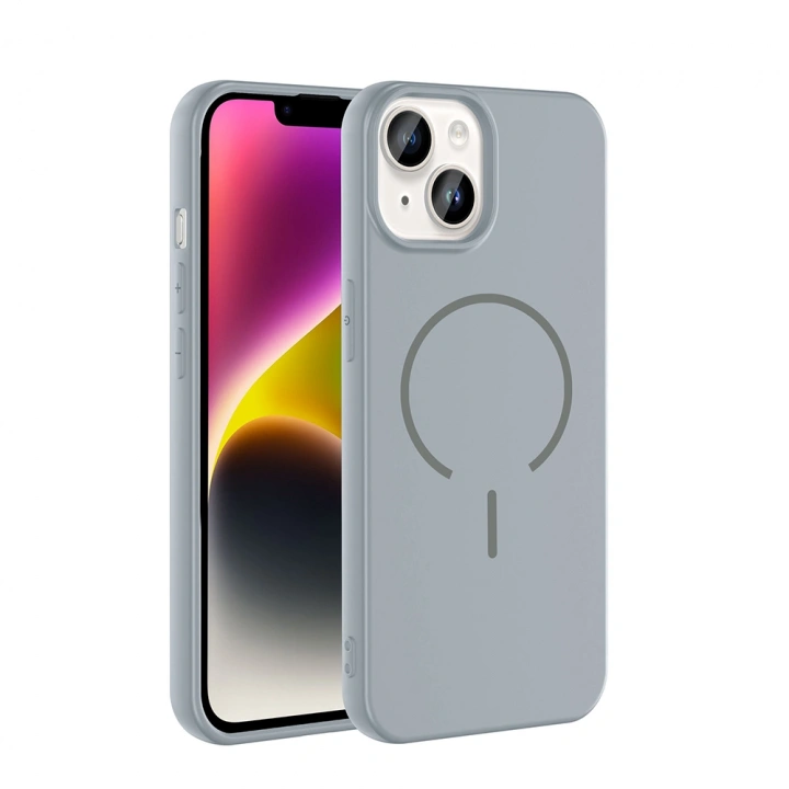 Apple iPhone 13 Kılıf M-safe Şarj Özellikli Redclick Meta Kapak