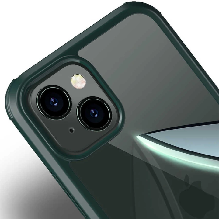 Apple İphone 13 Kılıf Redclick Dor Silikon Temperli Cam Kapak