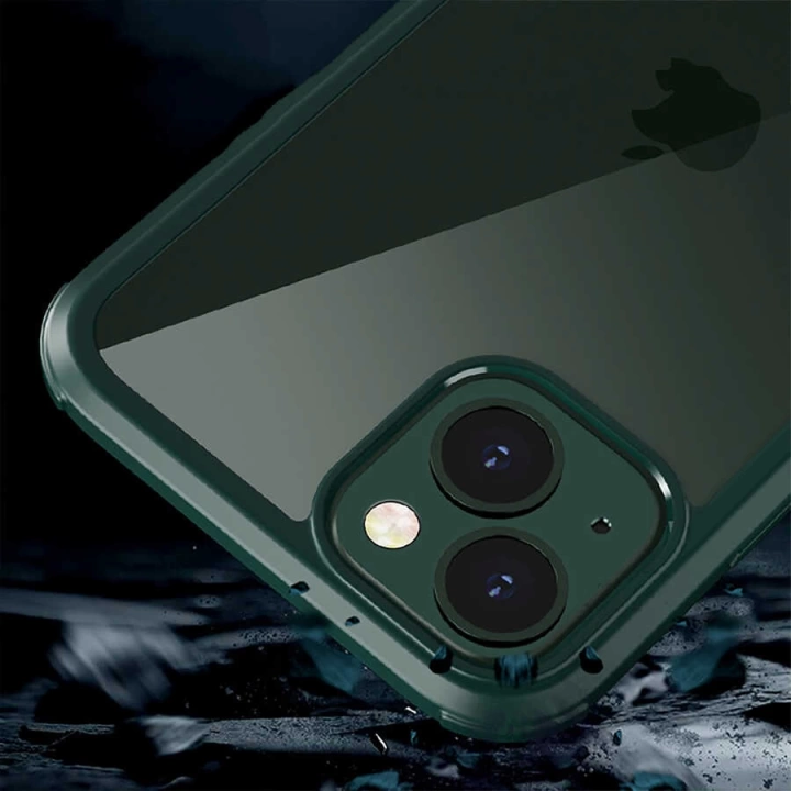 Apple İphone 13 Kılıf Redclick Dor Silikon Temperli Cam Kapak