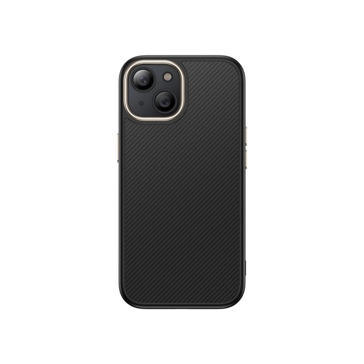 Apple iPhone 14 Plus Kılıf M-safe Şarj Özellikli Karbon Fiber Görünümlü Redclick Antina Kapak