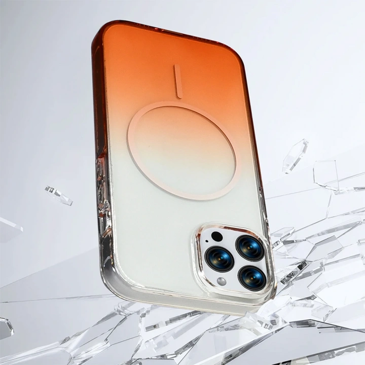 Apple iPhone 14 Pro Max Kılıf M-Safe Şarj Özellikli Redclick Septik Silikon Kapak