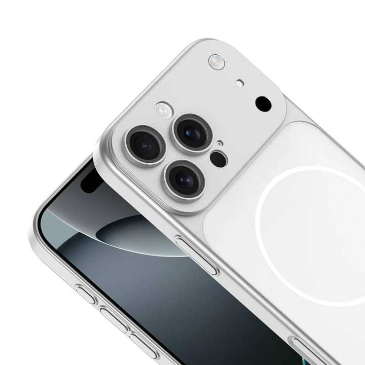 Apple iPhone 14 Pro Max Kılıf Redclick M-Safe Şarj Özellikli Kamera Korumalı Spark Kapak