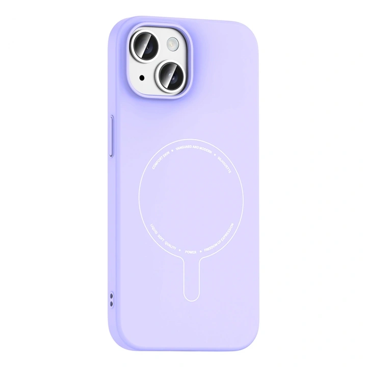 Apple iPhone 15 Kılıf M-Safe Şarj Özellikli Kamera Korumalı Redclick Elio Sert PC Kapak