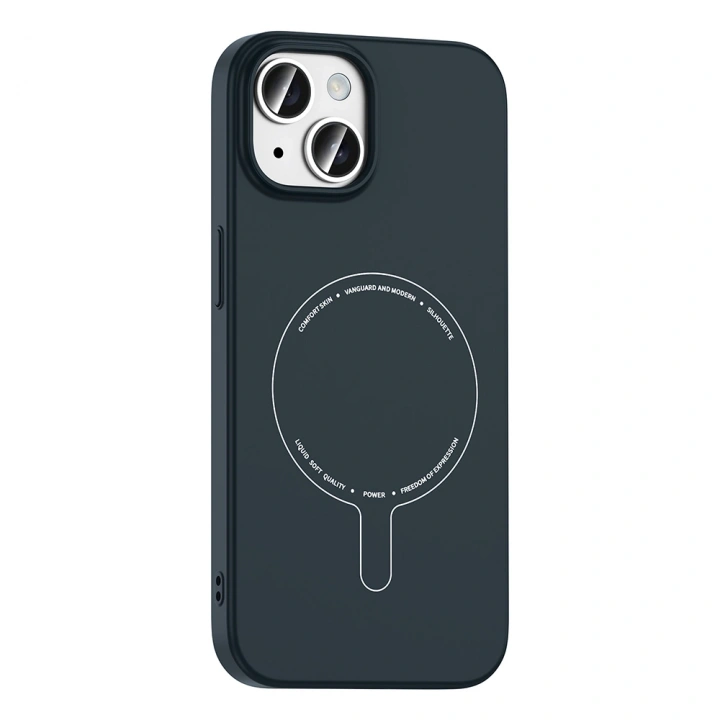 Apple iPhone 15 Kılıf M-Safe Şarj Özellikli Kamera Korumalı Redclick Elio Sert PC Kapak