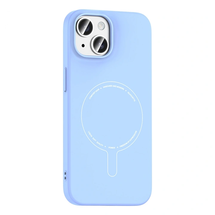 Apple iPhone 15 Kılıf M-Safe Şarj Özellikli Kamera Korumalı Redclick Elio Sert PC Kapak