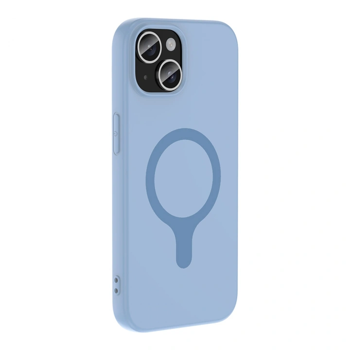 Apple iPhone 15 Kılıf M-Safe Şarj Özellikli Redclick Aris Silikon Kapak