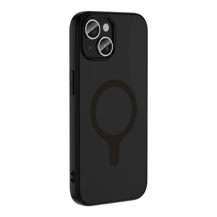 Apple iPhone 15 Kılıf M-Safe Şarj Özellikli Redclick Aris Silikon Kapak