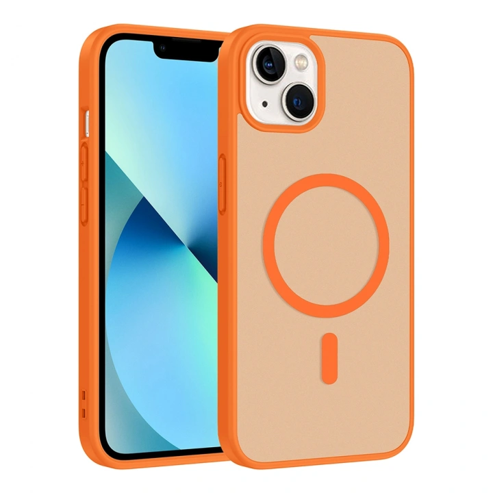 Apple iPhone 15 Kılıf M-safe Şarj Özellikli Redclick Babet Kapak