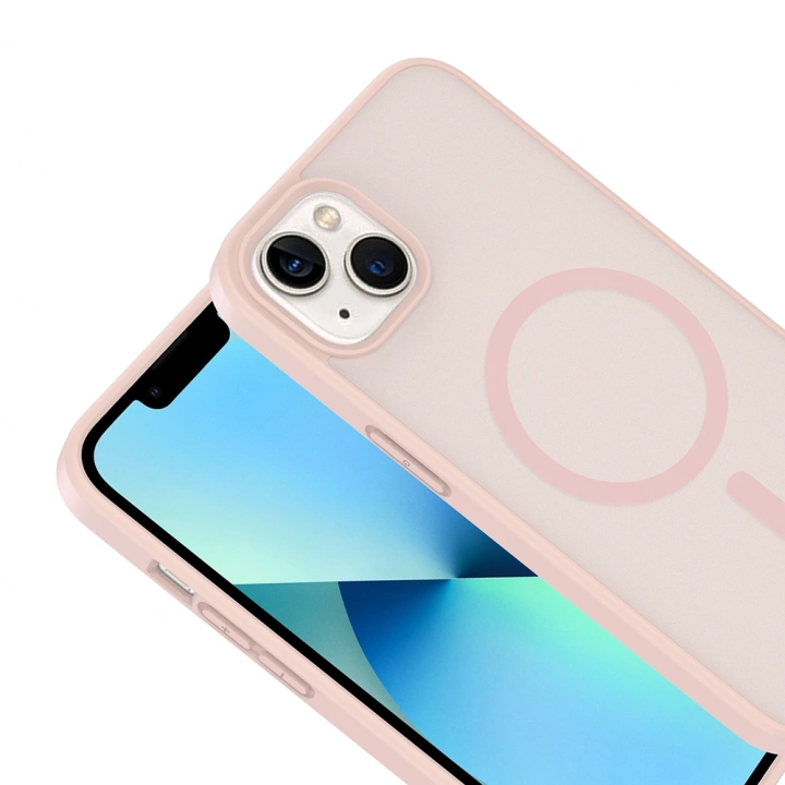 Apple iPhone 15 Kılıf M-safe Şarj Özellikli Redclick Babet Kapak