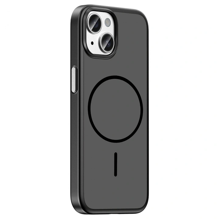 Apple iPhone 15 Kılıf M-Safe Şarj Özellikli Redclick Lora PC Kapak