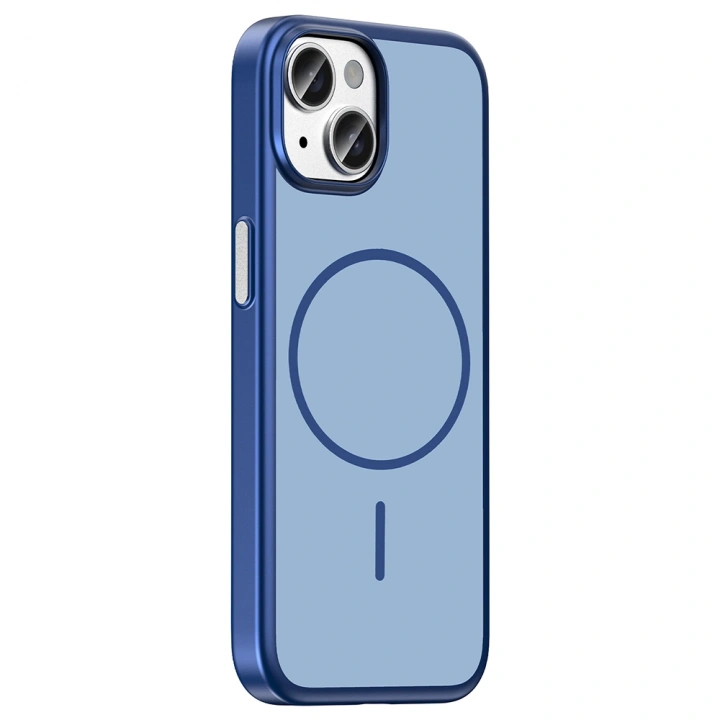 Apple iPhone 15 Kılıf M-Safe Şarj Özellikli Redclick Lora PC Kapak
