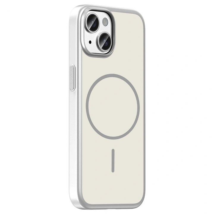 Apple iPhone 15 Kılıf M-Safe Şarj Özellikli Redclick Lora PC Kapak
