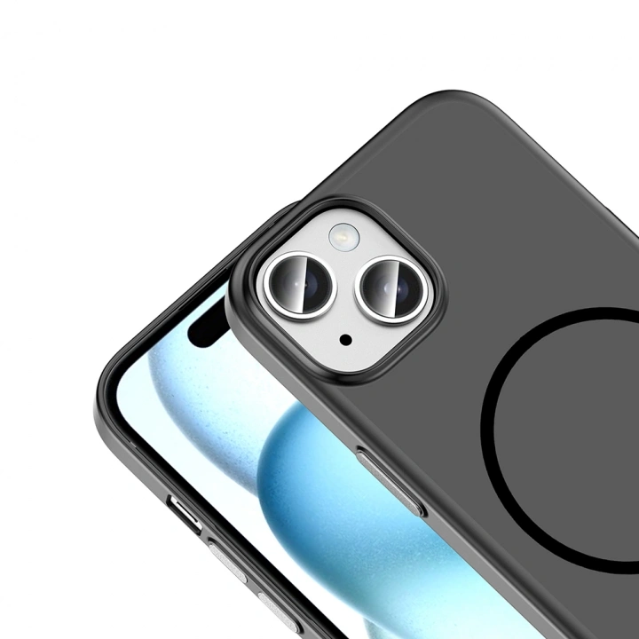 Apple iPhone 15 Kılıf M-Safe Şarj Özellikli Redclick Lora PC Kapak
