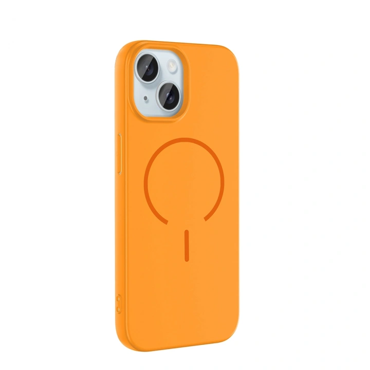 Apple iPhone 15 Kılıf M-safe Şarj Özellikli Redclick Meta Kapak