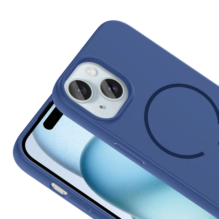 Apple iPhone 15 Kılıf M-safe Şarj Özellikli Redclick Meta Kapak