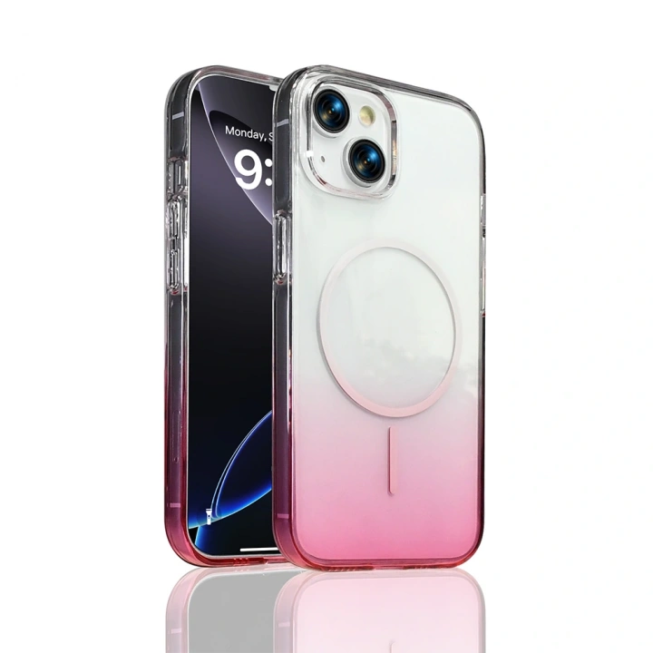 Apple iPhone 15 Kılıf M-Safe Şarj Özellikli Redclick Septik Silikon Kapak