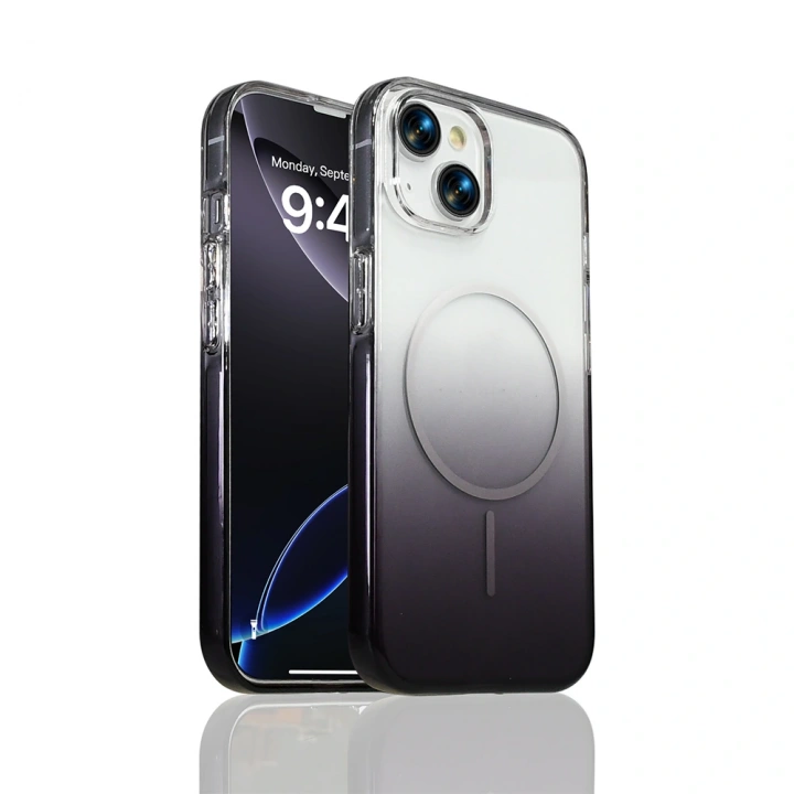 Apple iPhone 15 Kılıf M-Safe Şarj Özellikli Redclick Septik Silikon Kapak