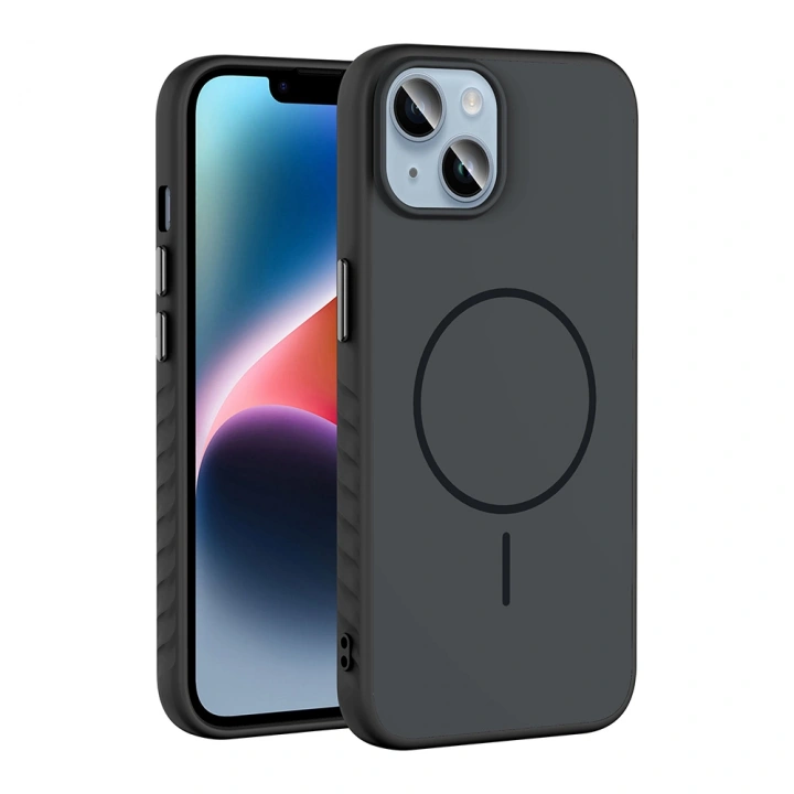 Apple iPhone 15 Kılıf M-safe Şarj Özellikli Redclick Tea Kapak