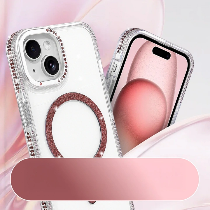 Apple iPhone 15 Kılıf M-safe Şarj Özellikli Redclick Tera Silikon Kapak