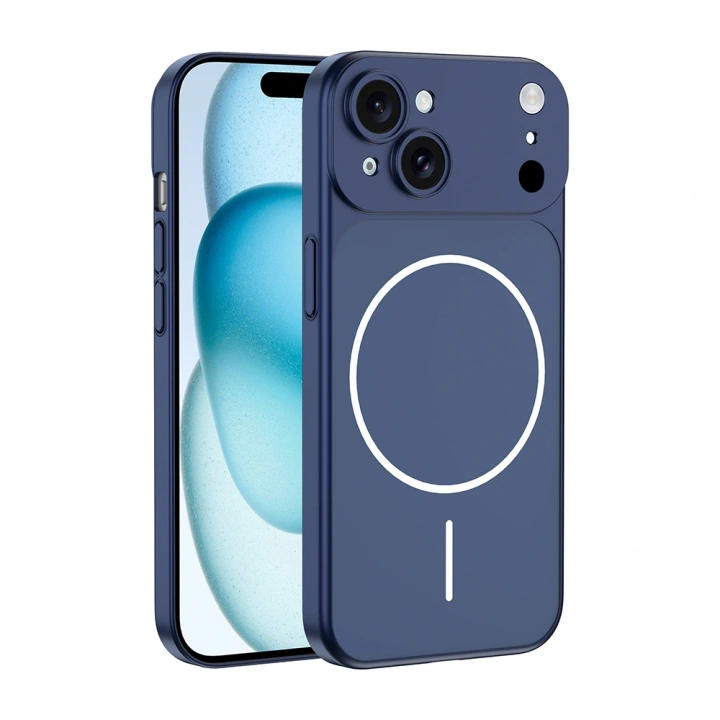 Apple iPhone 15 Kılıf Redclick M-Safe Şarj Özellikli Kamera Korumalı Spark Kapak