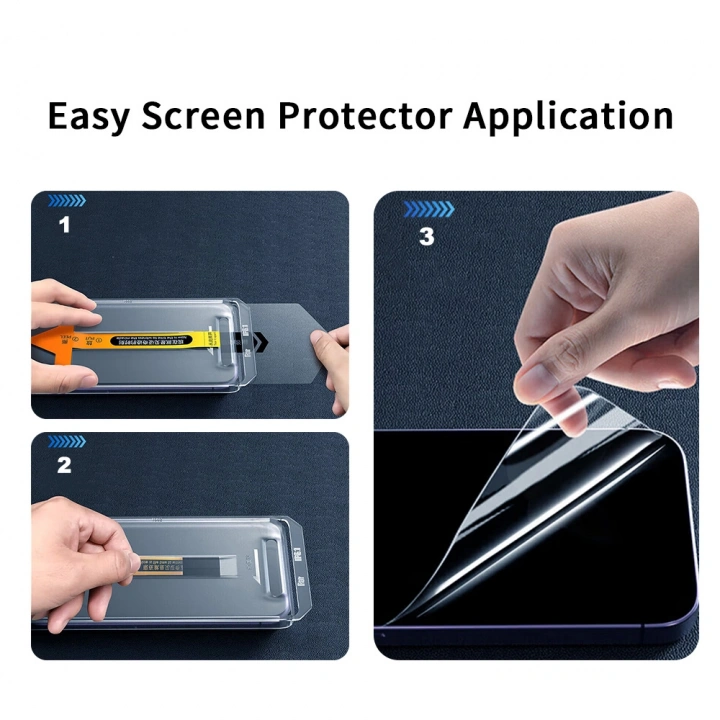 Apple iPhone 15 Plus Redclick 2.5D Oliv Privacy Temperli Cam Ekran Koruyucu + Kolay Uygulama Aparatı