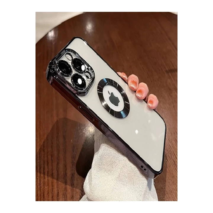 Apple iPhone 15 Pro Max Kılıf Kamera Korumalı Logo Gösteren Redclick Osega Kapak