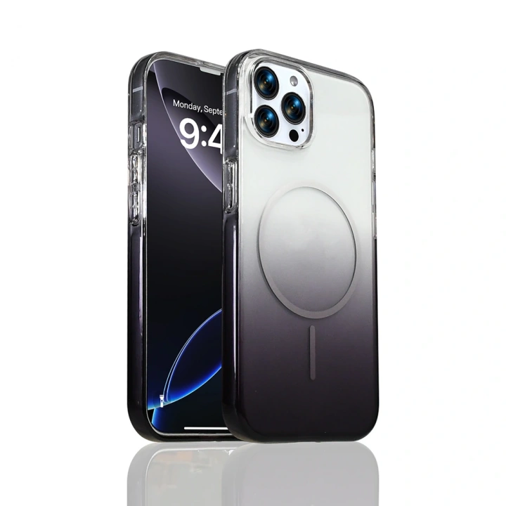 Apple iPhone 15 Pro Max Kılıf M-Safe Şarj Özellikli Redclick Septik Silikon Kapak