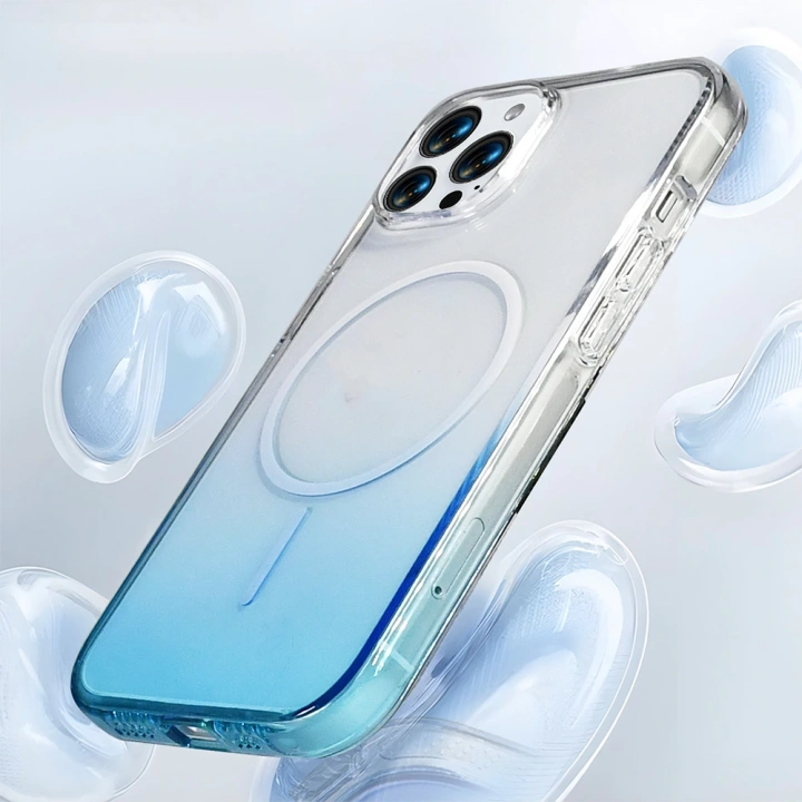 Apple iPhone 15 Pro Max Kılıf M-Safe Şarj Özellikli Redclick Septik Silikon Kapak