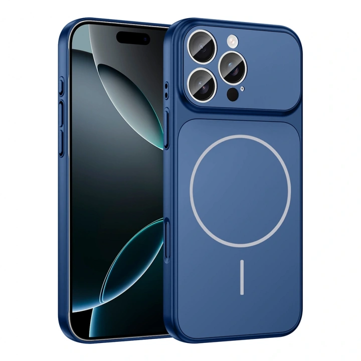 Apple iPhone 15 Pro Max Kılıf Redclick M-Safe Şarj Özellikli Kamera Korumalı Formen Dönüştürücü  Kapak