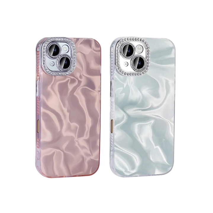 Apple iPhone 16 Kılıf Airbagli Parlak Taş Detay Tasarımlı Redclick Esila Kapak